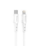 Qcharx Sofia Cable Tipo C a Lightning 3A 20W (1 m) PVC Blanco